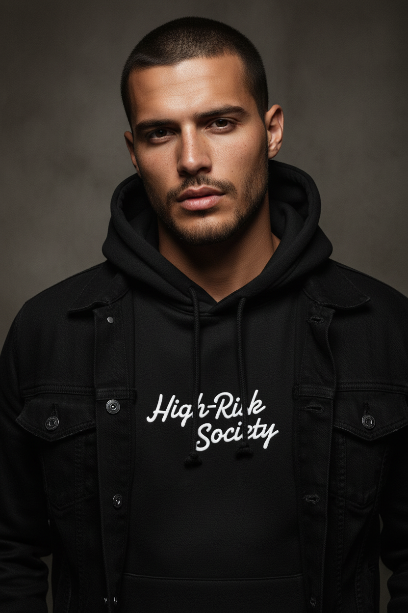 Latino Model in High-Risk Society Hoodie